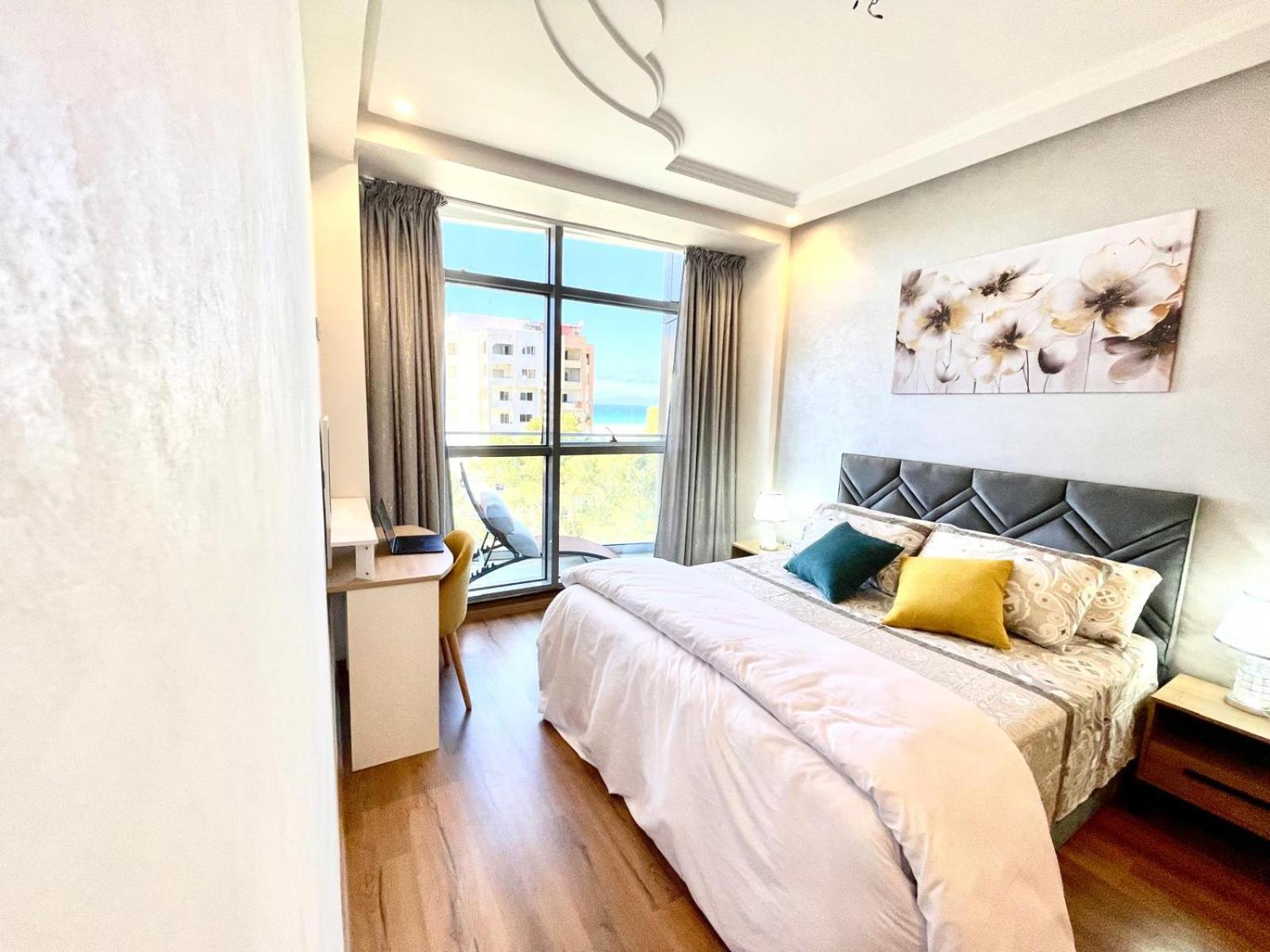 Modern Elegance With Sea Views In Central Tangier - Steps To Beach, Train And Attractions! Εξωτερικό φωτογραφία