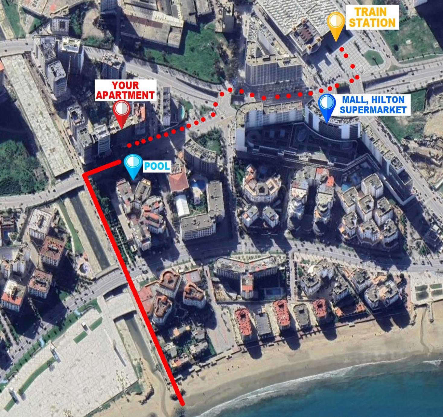 Modern Elegance With Sea Views In Central Tangier - Steps To Beach, Train And Attractions! Εξωτερικό φωτογραφία